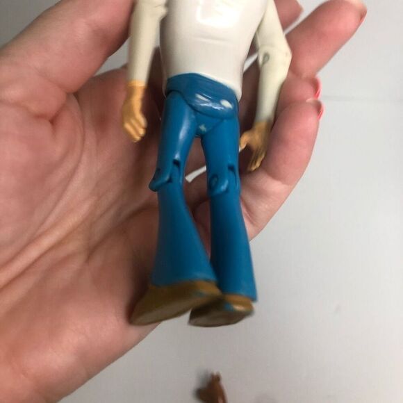 scooby doo fred jones action figures 4.5 inches y2k hanna barbera - Picture 6 of 8